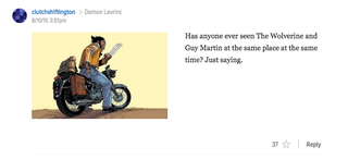 Illustration for article titled Comment Of The Day: The Unstoppable Guy Martin Edition